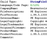 Datei Versions-Information