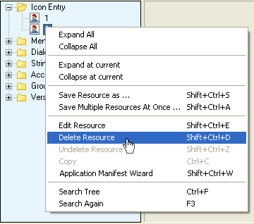 Resource TreeView Resource TreeView