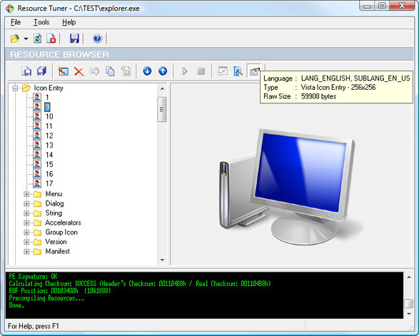 Resource Editor