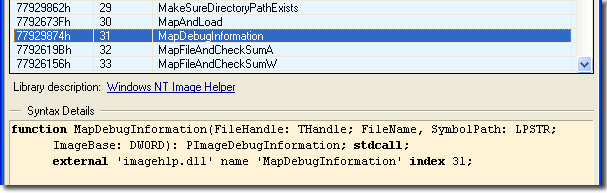 Funktion Syntax-Suche