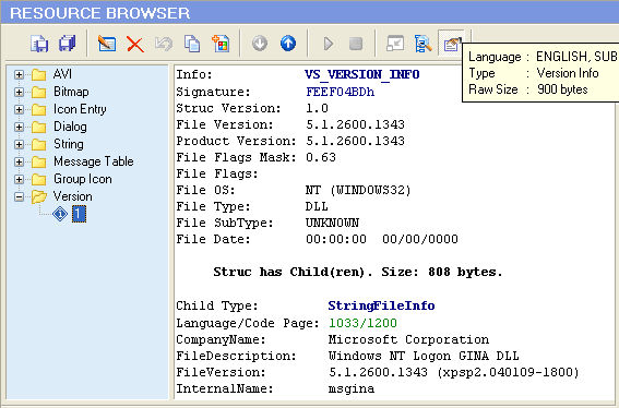 Version Info Texte Viewer Version Info Text Viewer
